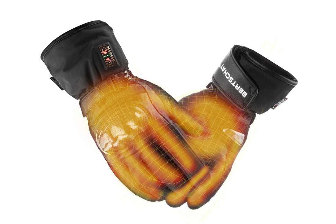 Beheizbare Motorradhandschuhe PRO - Dual Heating | USB